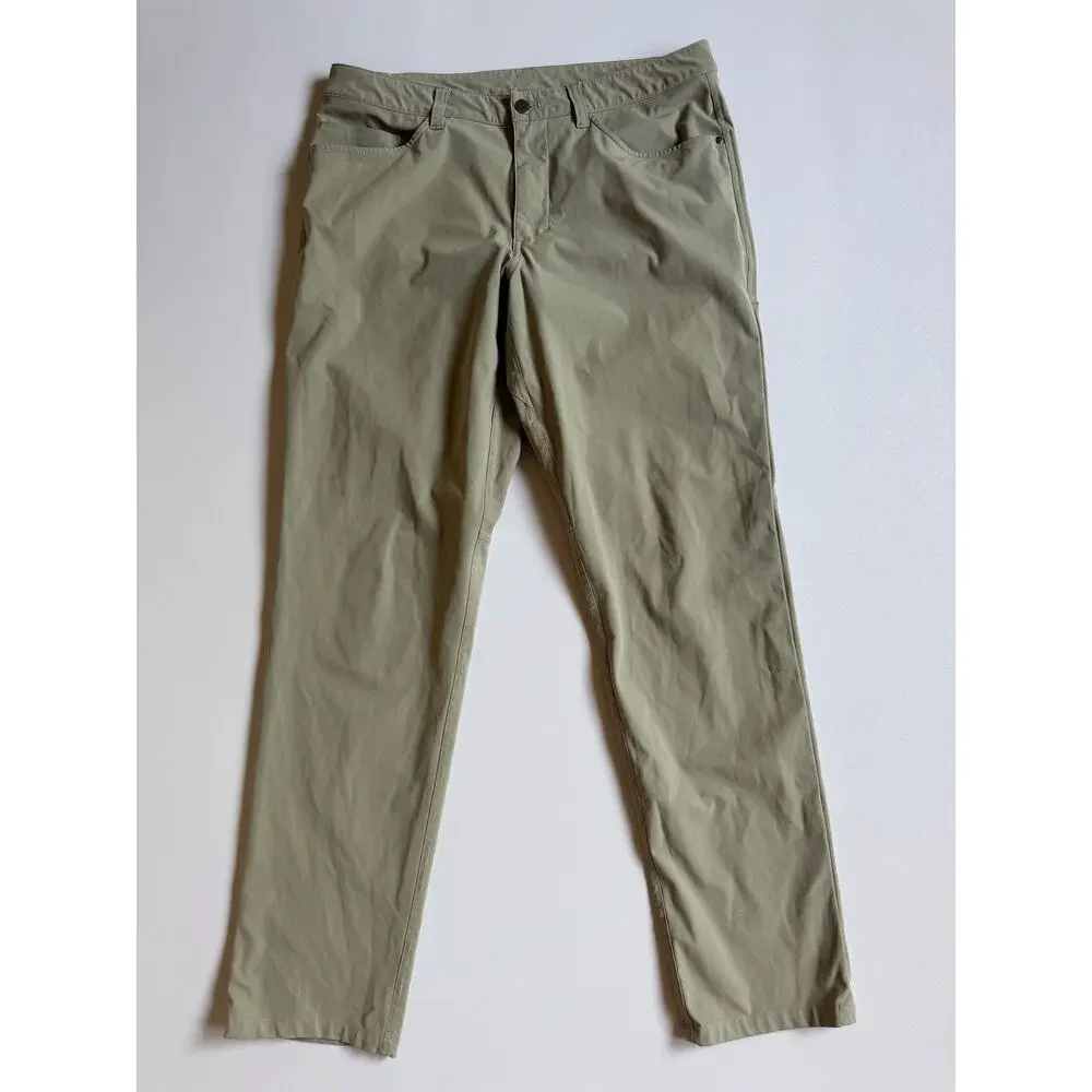 Lululemon Men's ABC Pant Classic *32" Tofino Sand Classic Fit Pants Size 32 - Picture 2 of 15